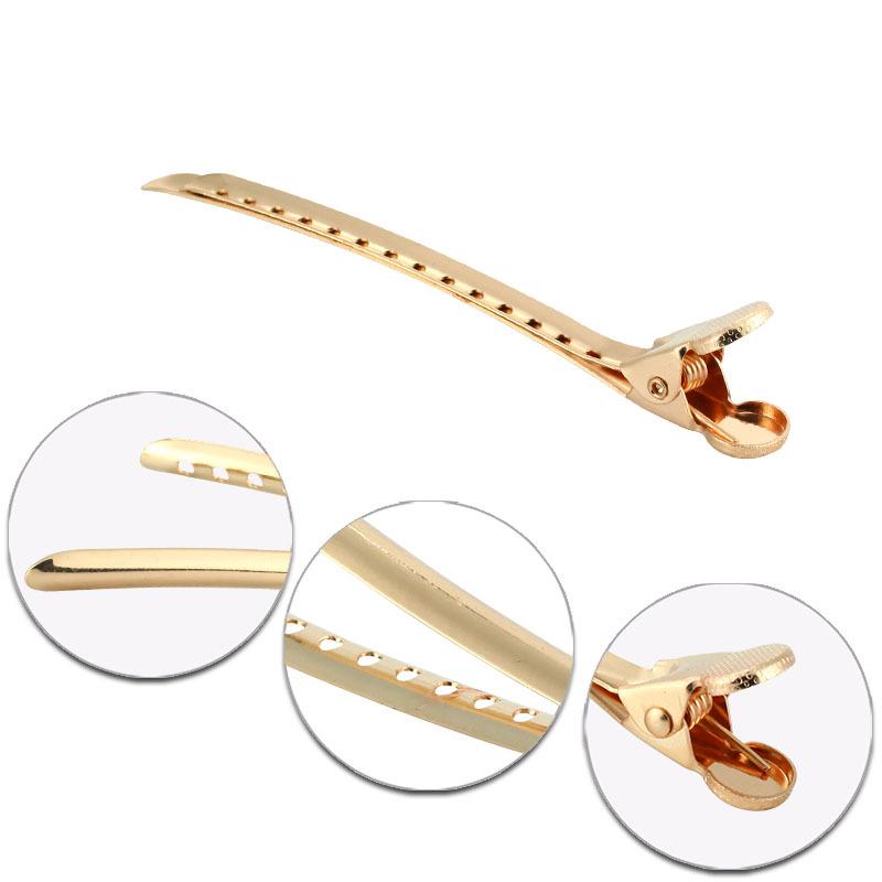 Metal Duckbill Clips for Styling and Hair Care Hand-pushed Corrugated Hair Clipsand Hair Root Voluminous Positioning Clips