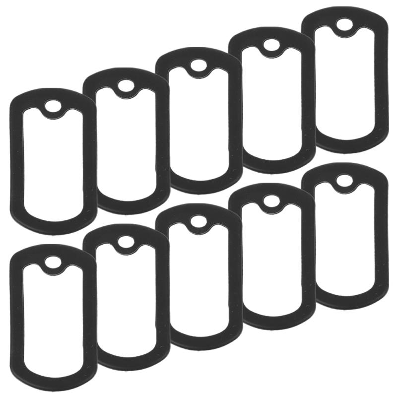 10pcs Pet Tag Silencers Dog Name Tag Silencers Mute Circles Pet Supplies