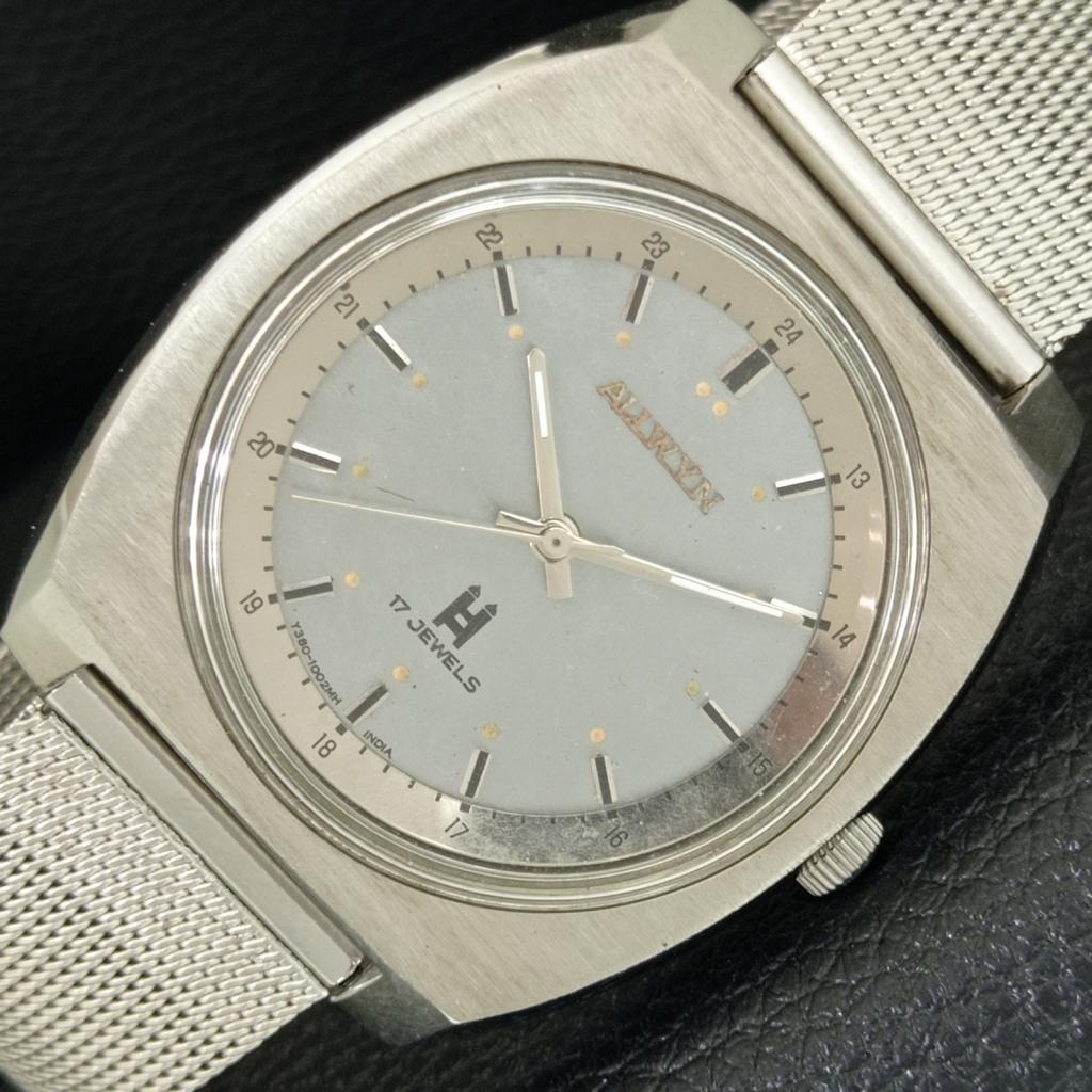 

ALLWYN 6300A HAND-WINDING INDIA MENS VINTAGE ORIGINAL DIAL WATCH a706217-1