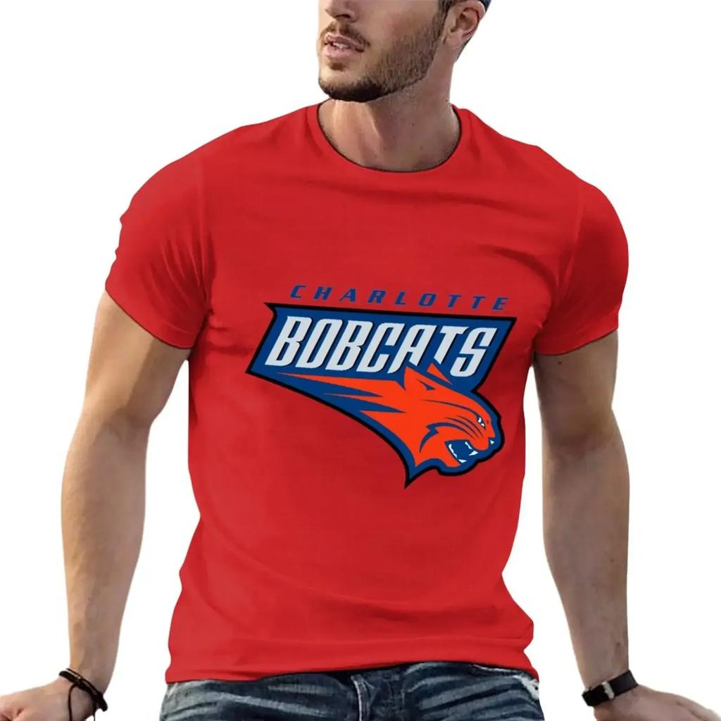 Bobcats merch T-Shirt sweat funnys Aesthetic clothing plain white t shirts