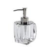 Luxury Square Crystal Glass Liquid Dispenser Bottle