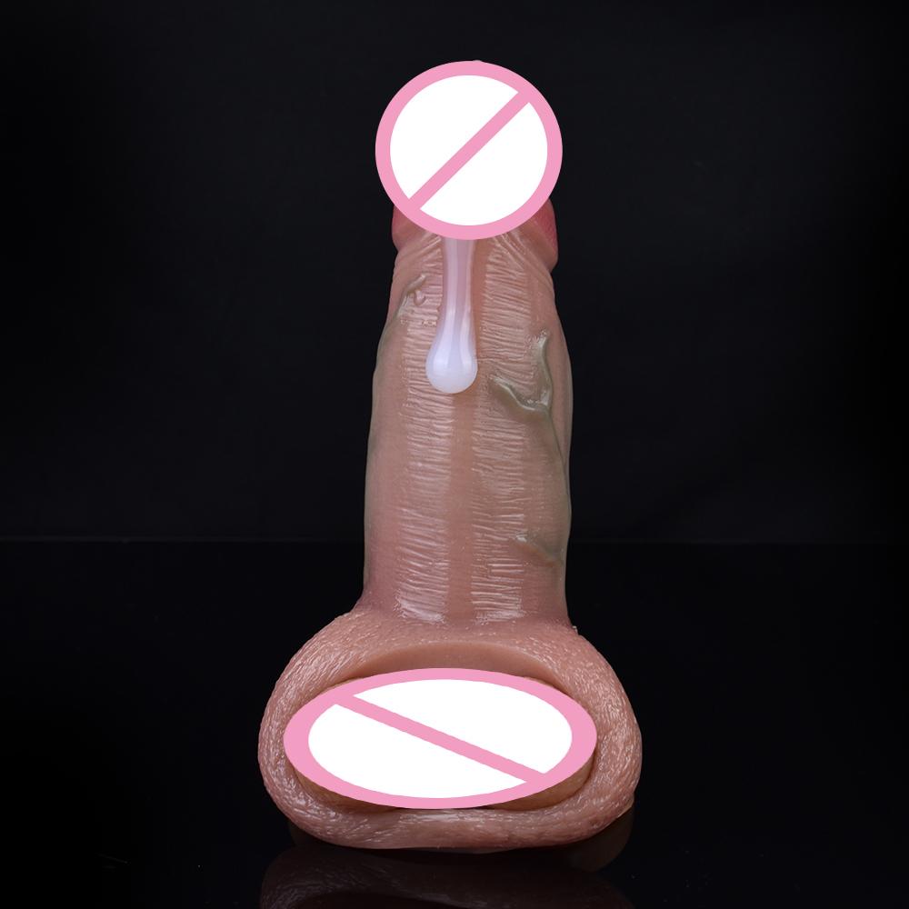 Penis Sleeve Penis Extender Condom Sex Toys for Men Dildo Enlargement with Penis Ring