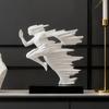 Abstract Figure Sculpture Resin Handicrafts Running Man Statue Running Person Decorative Figurines Home Decoration Accessories