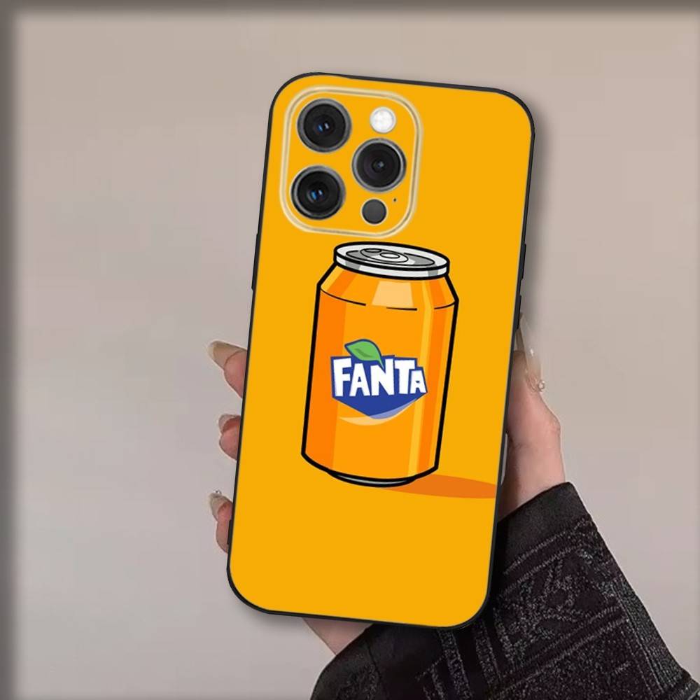 Арт F-Fanta-as Чехол для телефона для iPhone 17,16,15,14,13,12,11,Pro,Max,Plus,Air,X,XS,XR,SE,8,7,Mini, Мягкий Черный Funda iPhone14Pro