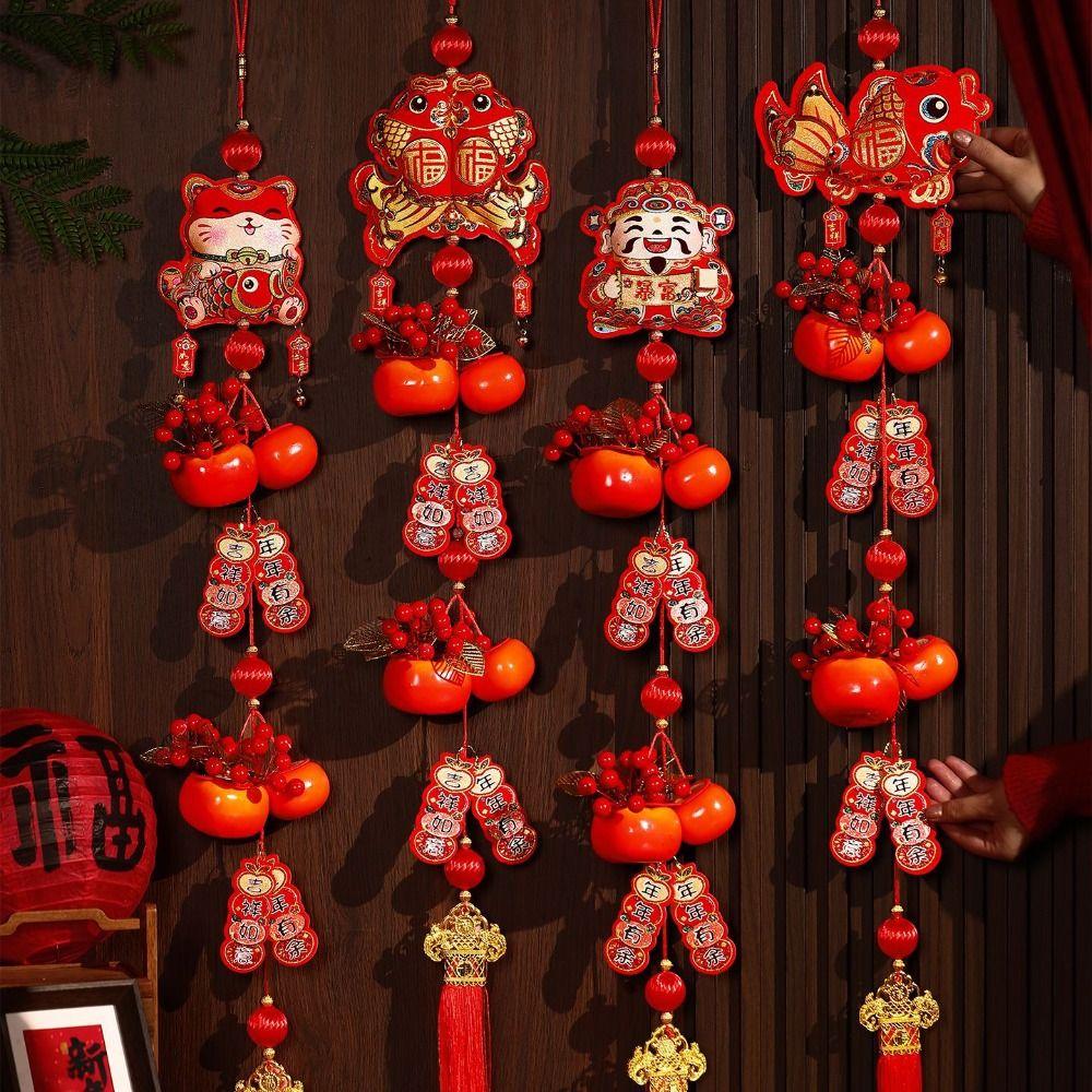 Traditional Spring Festival Door Decoration New Year Hanging Ornaments Party Decoration