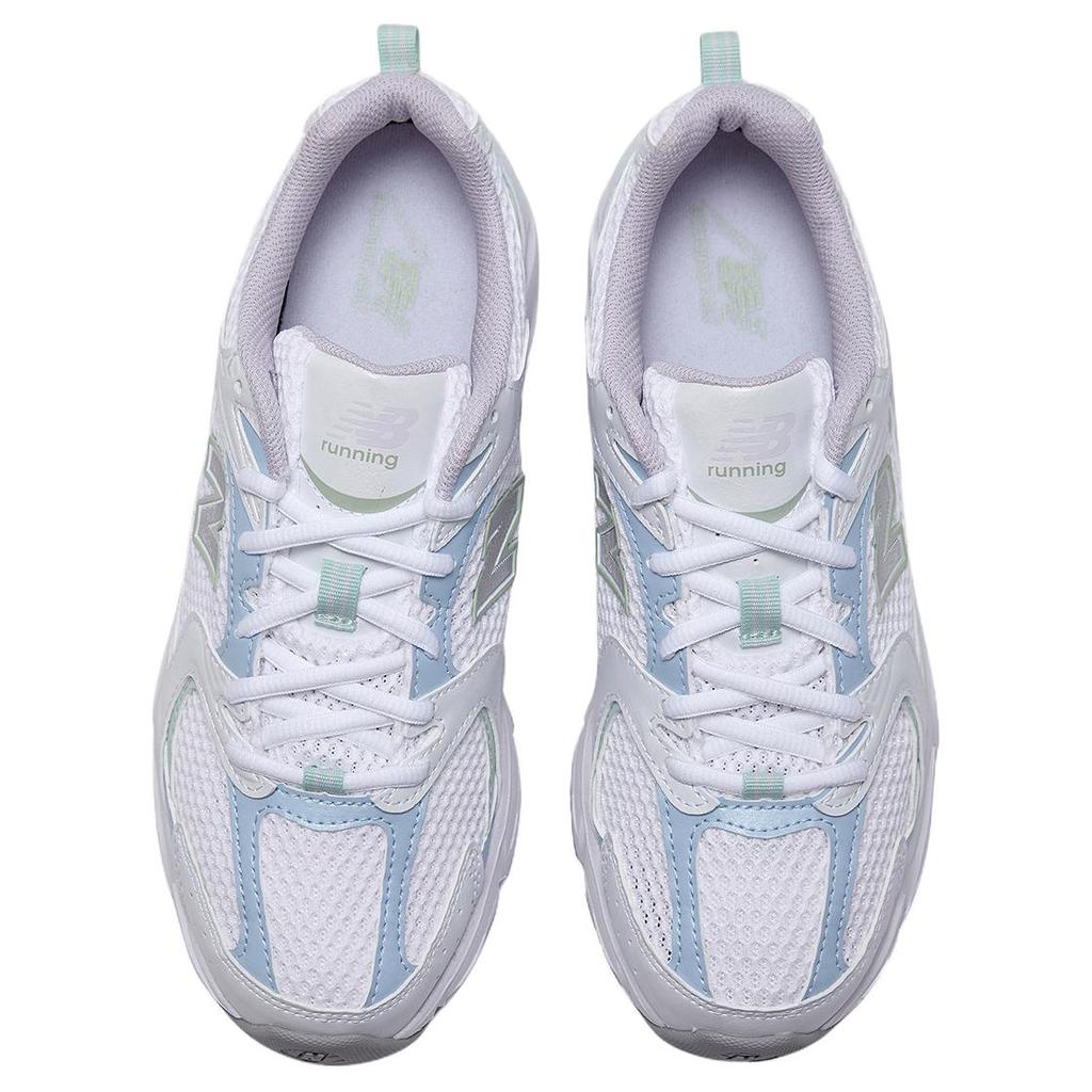 New Balance 530 Weiß Hell Chrom Blau Unisex Sneakers Clay-Ash MR530PC