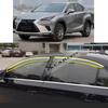 For Lexus NX200T NX300H 2015 2016 2017 2018   Car Sticker Plastic Window Glass Wind Visor Rain/Sun Guard Vent Parts