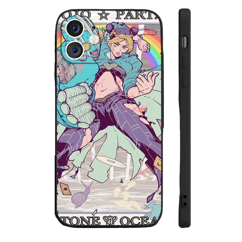 

Чехол для телефона Jolyne JO JO Cujoh силиконовый мягкий для iPhone 16 15 14 13 12 11 Plus Pro Max Plus For IPHONE 16PROMAX