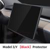 Per Tesla Model 3 Y Highland Protezione Schermo Cornice in Silicone Copertura Bordo Display Corpo Accessori per Controllo Centrale 2024 2023 2022