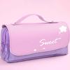 Cute Cat Large Capacity Stress Relieving Pencil Case Big Pencil Box Portable Bag
