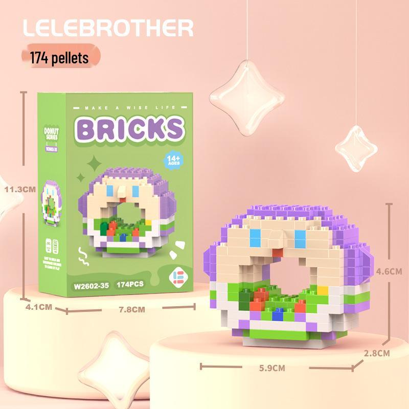 Compatible Lego Micro Building Block Cartoon Figurines - Children's Educational Desktop Toys