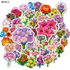 103056Pcs Cartoon Floral Flower Plant Theme Stickers Kawaii Diy Toys Guitar Luggage Suitcase Decal Graffiti Sticker Aesthetic