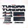 Rpfkn8 Matte Black Overlay Car Sticker for TUNDRA Pickup 4X4 SR5 V8 Modified Limited Edition Logo Cover
