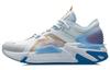 001 Ti Cushioning Slip Resistant Low Top Running Shoes Women's White Blue AGLR008-1