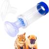Manuell Katt Hund Nebulisator for Pusteproblemer Nebulisatormaske for Katter og Hunder Bærbar Håndholdt Inhalator Avstandsstykke