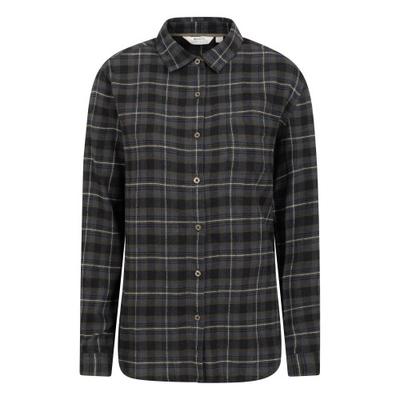Womens/Ladies Balsam Brushed Flannel Longline Shirt