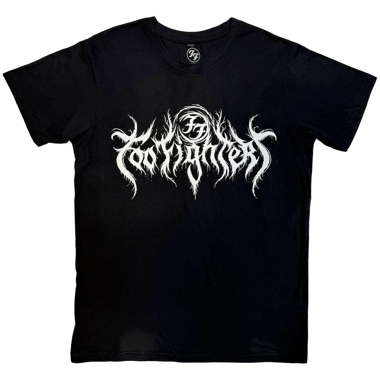 Foo Fighters - Metal Logo - Black Carbon t-shirt S