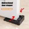 2PCS Home Office Under Door Draft Stopper Stackable Design Door Stopper Anti Collision Windproof Non Slip Soft Rubber Door Stop