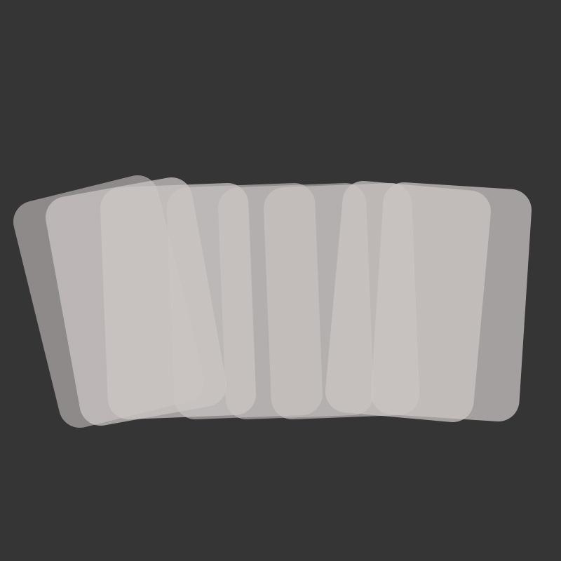 Rectangular Tinplate Badge Making Materials: Paperclip Badge Blanks