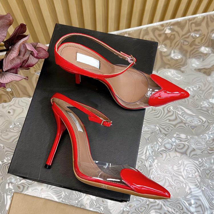 Fashion 2025 Summer New Gold Flower Square Thin Heel Single Shoes With Sexy Open Toe Design Sense Women Sandals
