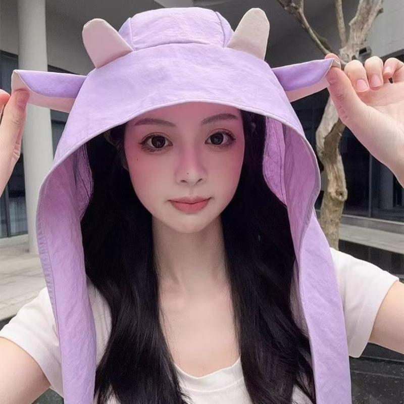 Playful Devil Hat with Quick Dry Comfort for Daily and Outdoor Use