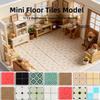 4pcs/set 1:12 Scale Dollhouse Spliced Flooring  Dollhouse Decoration Accessories