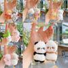 Pig Cabbage Chinese Cat Sheep Turtle Bee Plush Keychain Animal Gift Pendant