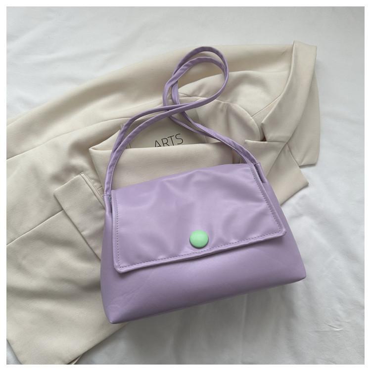 Fashionable Chic Large Capacity Simple Shoulder Bag For Women 2023 Trendy Design фиолетовый
