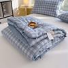1pc Cotton Summer Quilt Air Conditioning Quilt Soybean Fiber Filling Thin Comforter Nordic Duvet Blanket Bed Four Seasons