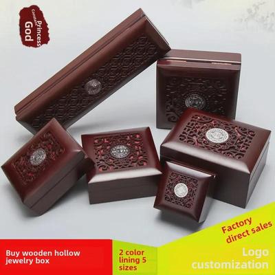 Wooden Jewelry Box for Buddha Beads, Bracelets, Necklaces, and Rings with Cultural Design