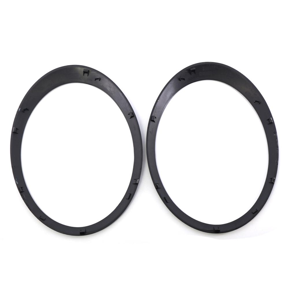 Headlight Trim Ring Left+Right For Mini Cooper R55 R56 2007-2015 Glossy Black