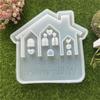 Figurine Molds House Shape Silicone Molds Resin Crafting Tool Silicone Ornament Moulds Silicone Texture for Crafting