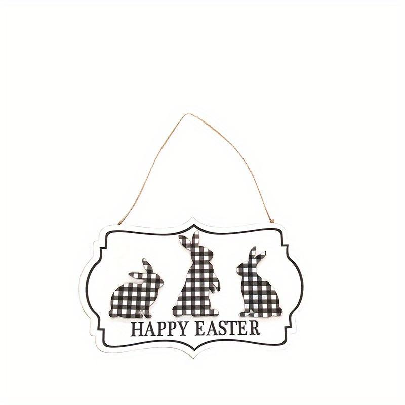 Easter Wooden Crafts, Letter Rabbit Decorations, Happy Easter Party Signs