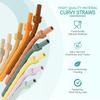 10/5/1Pcs Reusable Silicone Straws Set 15.5Cm Extra Long Flexible Straws Baby Feeding Straw Kitchen Bar Girl Cup Accessories