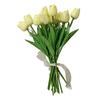 10/15Pcs Tulip Flower Night Light with Bendable Stems LED Bouquet for Home Decor Warm Glow Bedside Lamp for Bedroom Wedding Romantic Gift for