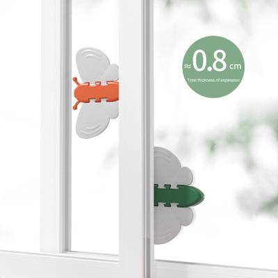 Baby-Sicherheitsschloss, kreative Form, selbstklebend, ABS-Schiebetür, Fenster, Kinderschutzschloss für Zuhause