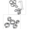 6/8/12Pcs/Lot 3-16mm Drill Bit Depth Stop Collar Ring Positioner Spacing Ring Locator Woodworking Drill Bit Hex Wrench