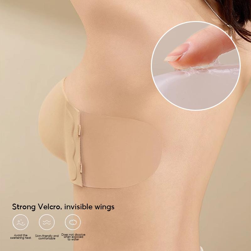 Seamless Strapless Bra Push Up Brassiere Sexy Backless 2 In 1 Bras Solid Color Invisible Bras Sexy Lingerie Female