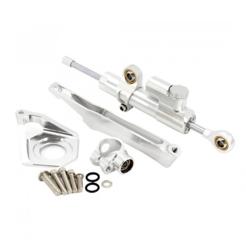 Adjustable Steering Damper Stabilizer Yamaha YZF R6 R7 R1 CNC Aluminum Titanium Fork Slider 2006-2020