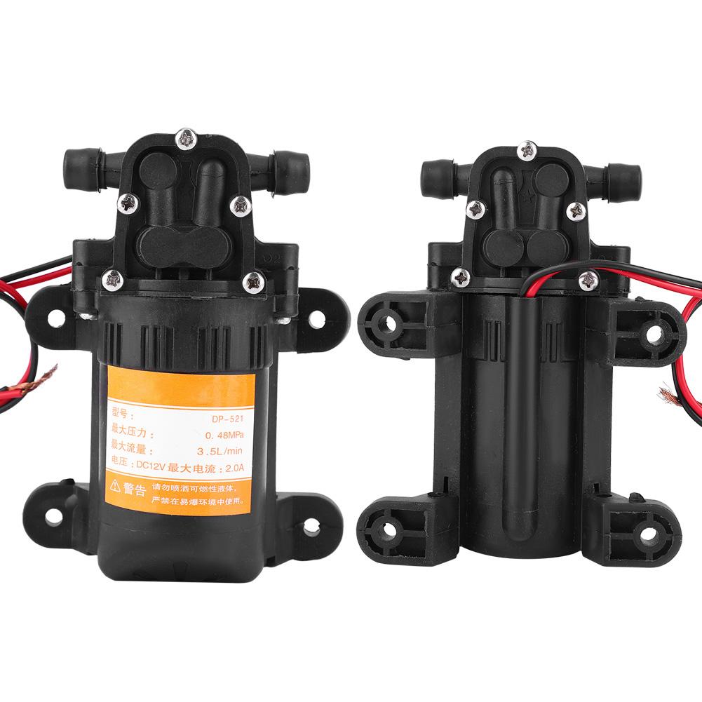 High Quality Plastic Mini Diaphragm Water Pump 12V 0.48MPA 3.5L Min