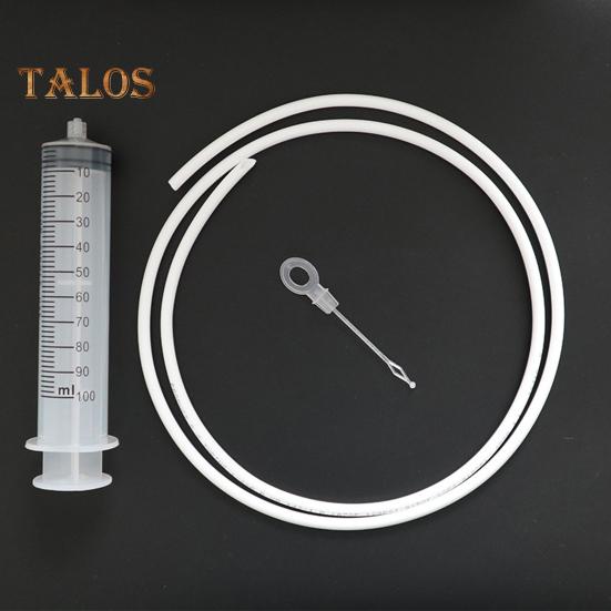 2/5Pcs/Set Refrigerator Drain Hole Unclogger Kit with Injector 150CM Hose Ice Scraper Fridge Water Remover Cleaner Blocked Outlet Hole Unclogging Tool