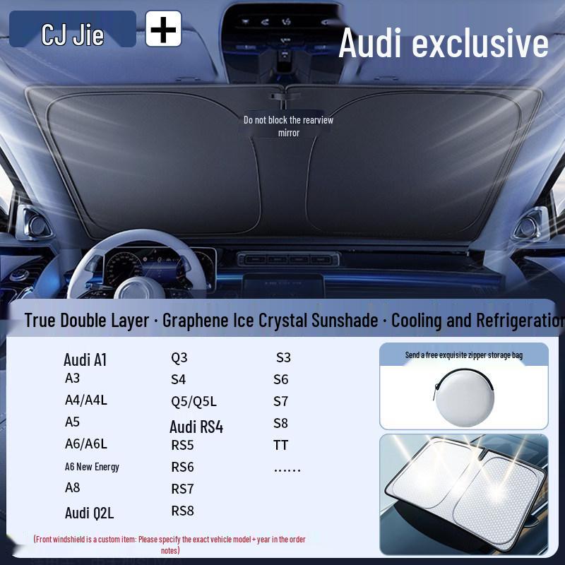 Car Windshield Sunshade Umbrella - Heat and Sun Blocker Visor Cover