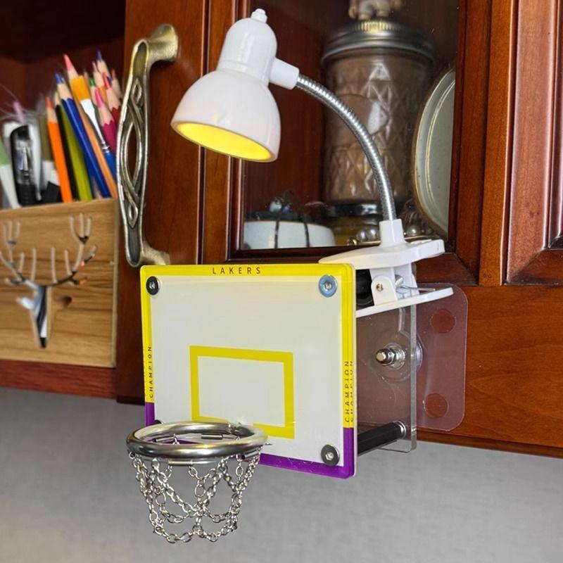Mini Basketball Hoop Night Light Ornament - Perfect Stress Relief Gift for Boys, Kids & Boyfriend's Birthday or Graduation