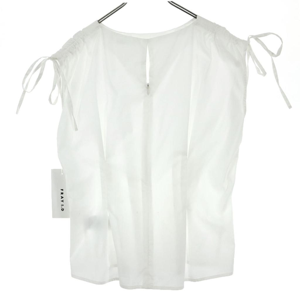 FRAY I.D No Sleeve Blouse 1 White FWFB203003 Women Used