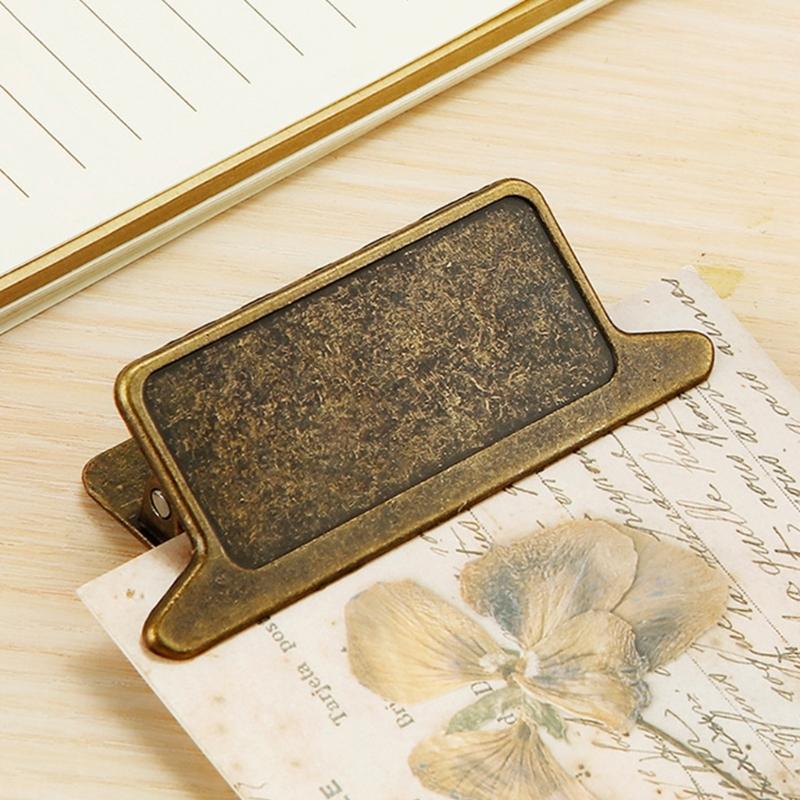 Heavy Duty Metal Paper Clamps Document Organiser Clip For Scrapbooking and Files Notes Bills Receipt Organization