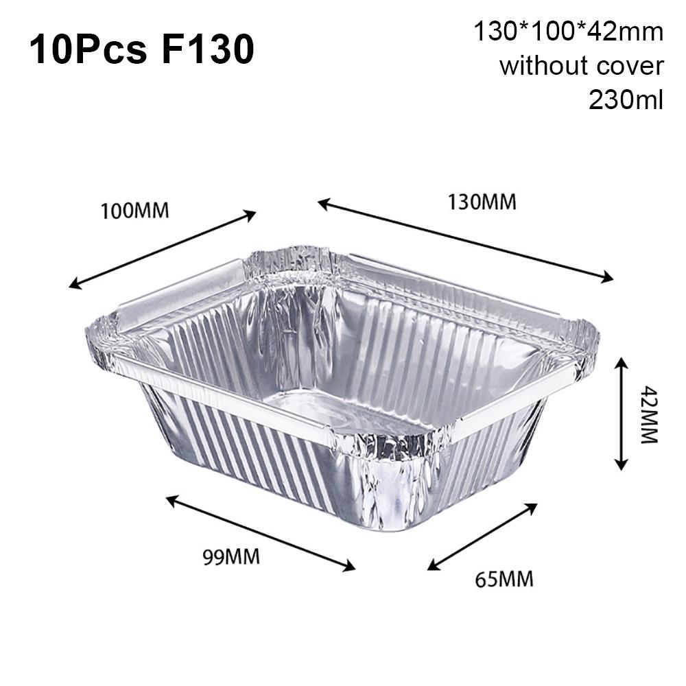 10 Unidades Contenedor de Alimentos de Papel de Aluminio Cuenco Desechable Papel para Freidora de Aire Cocinar Calentar Almacenar