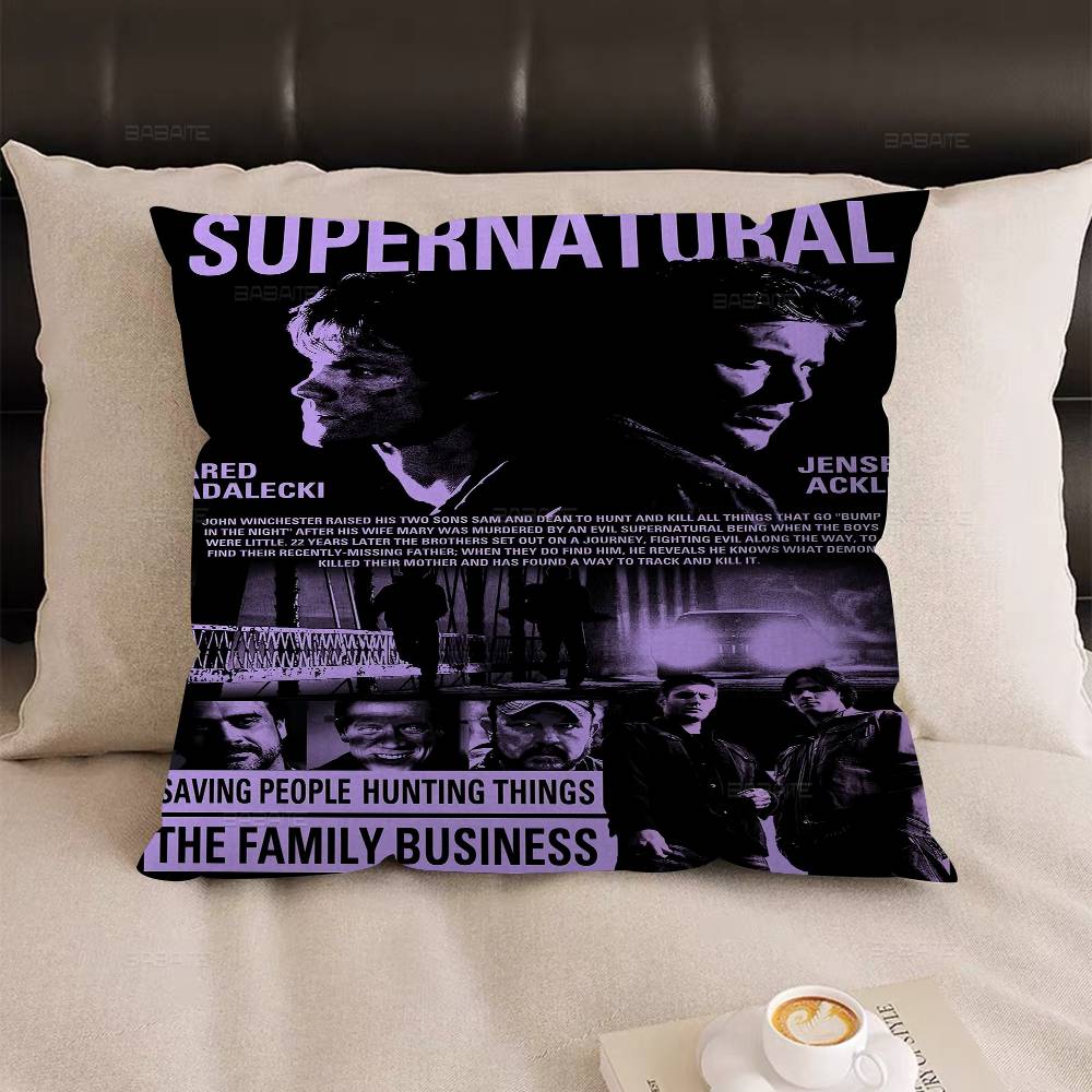SSupernatural TV Pillowcases Home Bedding Decorative Pillow Cover Wedding Super Soft Pillow Case