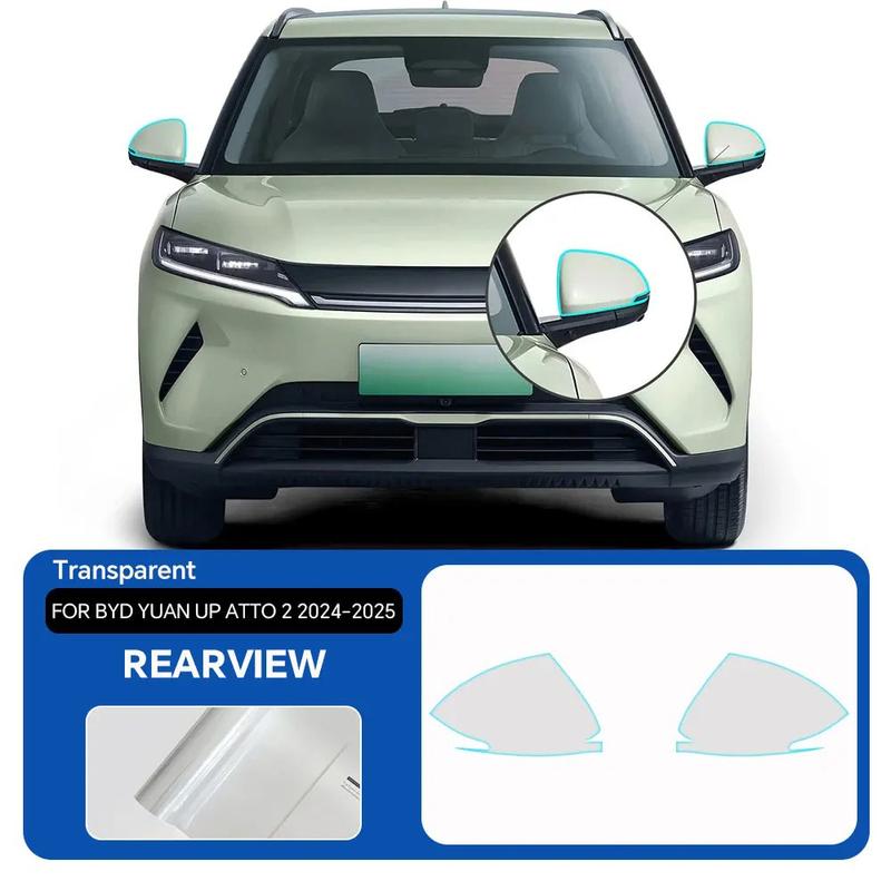 For BYD YUAN UP ATTO 2 2024-2025 Headlight B C-Pillar Rearview TPU Transparent Protective Film PPF Sticker Anti-scratch