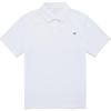 Logo Straight Fit Short Sleeve Polo Shirt Men Tops White NT7PR11B