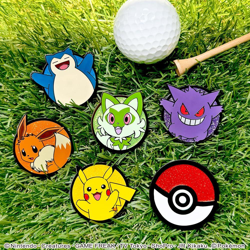 Pokemon Golf Marker BIG Size Clip Type Magnet Licensed Product (Gengar)